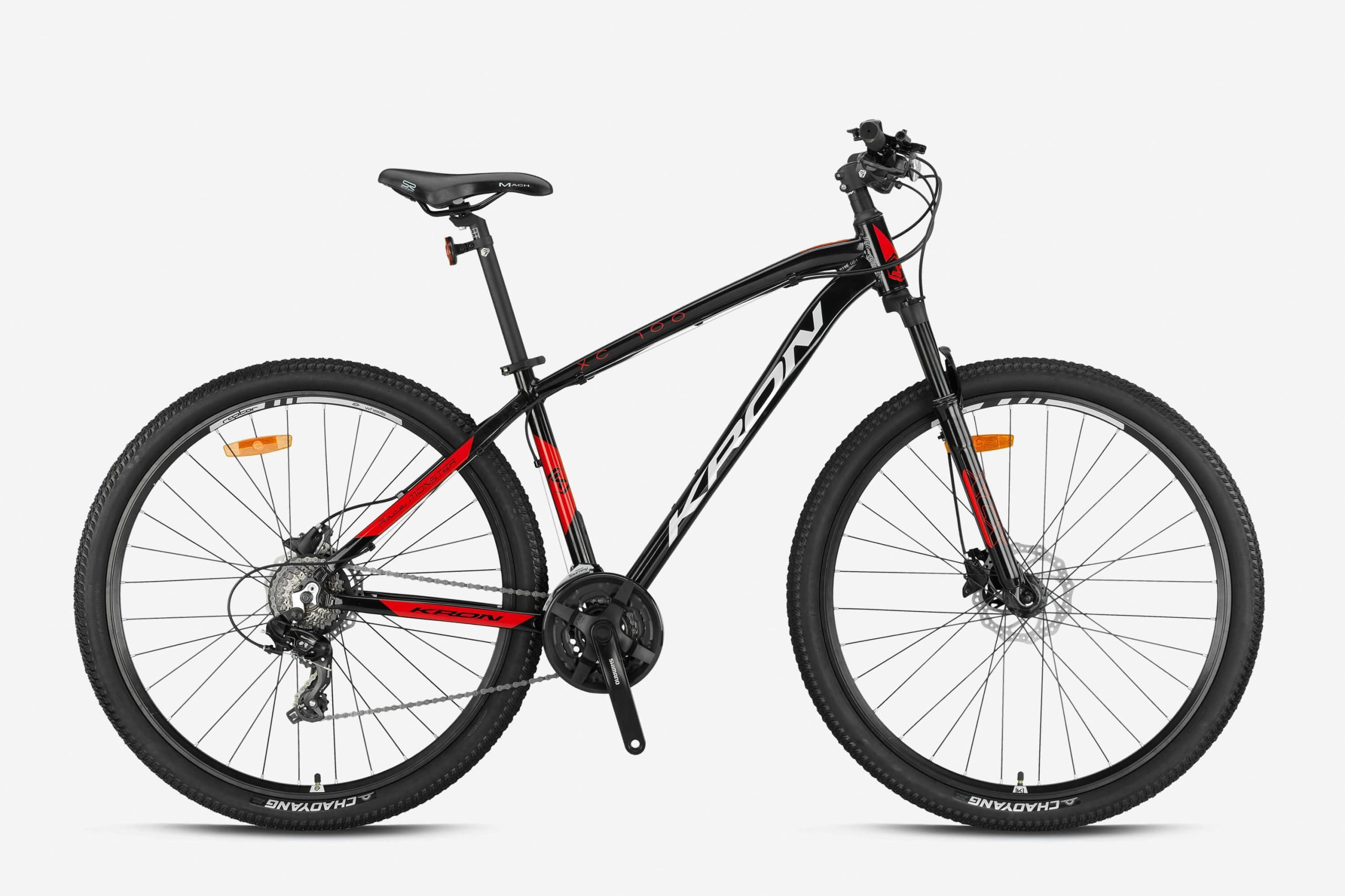 Kron XC100 Hidrolik Disk 26 Jant Dağ Bisikleti Siyah-Kırmızı 36 cm