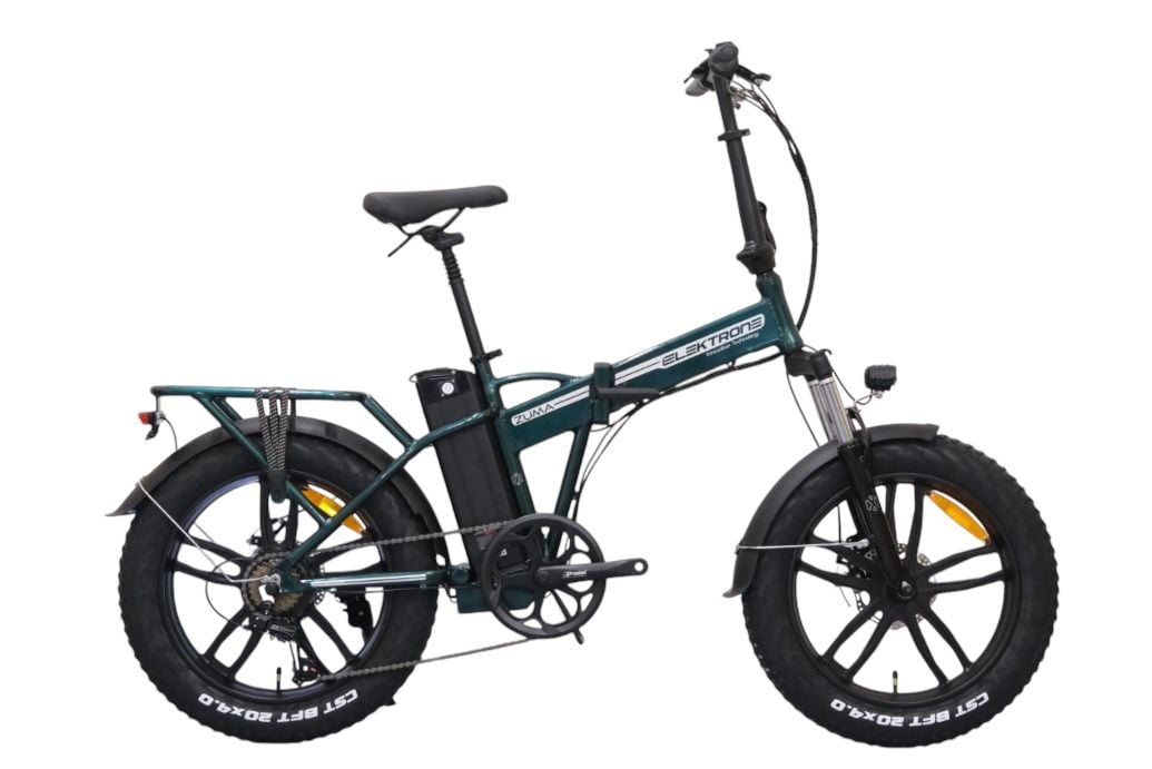 Kron Elektron Zuma 20 Jant Elektrikli Bisiklet Yeşil