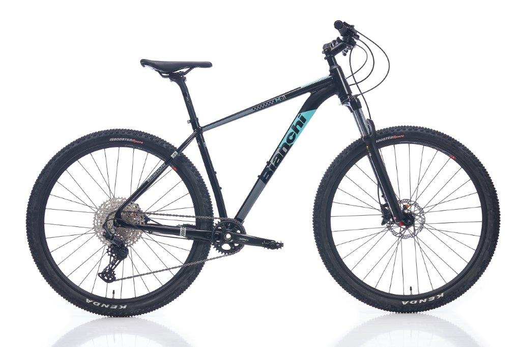 Bianchi M0011 Hidrolik Fren 12 Vites 29 Jant Dağ Bisikleti Siyah-Celeste 44 Cm