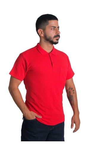 Polo Yaka Openend Tişört Turuncu - L