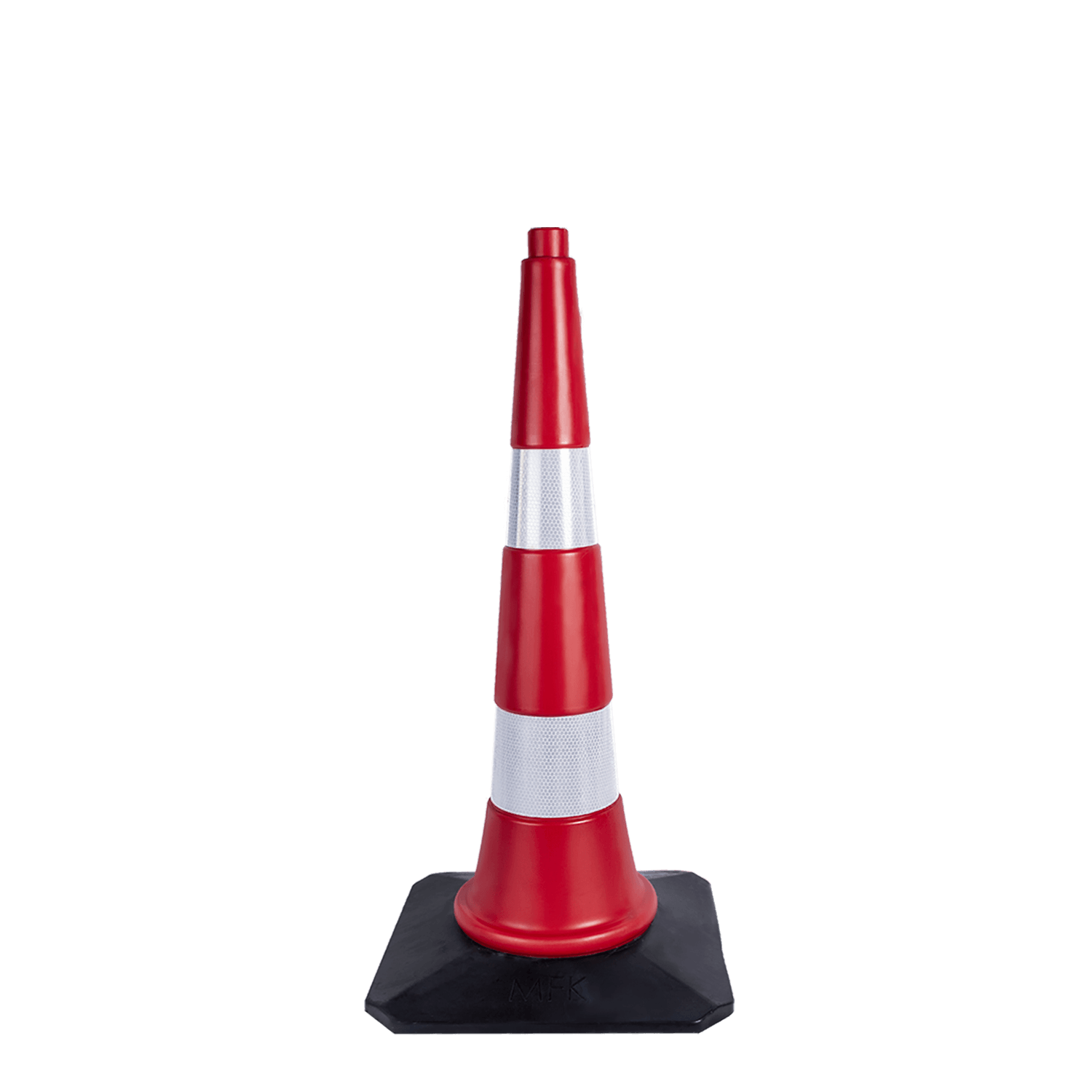 Kauçuk Tabanlı Reklam ve Trafik Konisi 90 Cm