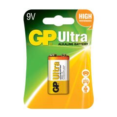 GP Ultra Alkalin 9V Pil  6Lf22 522 (GP1604AU)