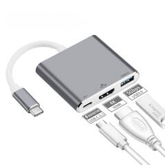 Markofist MF-AVC60 USB 3.0 Type-C to HDMI USB Type-c (PD) Multiport Çevirici