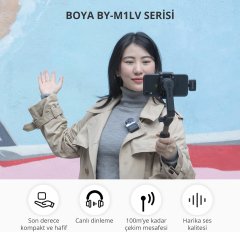 Boya BY-M1LV-U Android Telefon Type-c Kablosuz Mikrofon