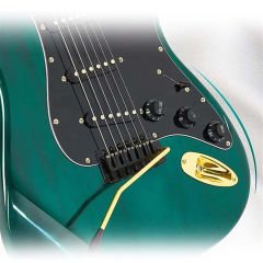 Midex GLC-40GR Profesyonel Elektro Gitar Gül Klavye (Yeşil)