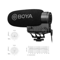 Boya BY-BM3051S Kamera Üstü Stereo Shotgun Mikrofon