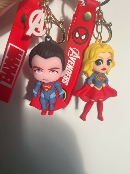 Supermen Çift Anahtarlık Seti