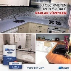 Vetro Sıvı Cam Şeffaf ve Parlak Su İzolasyon 1 Kg