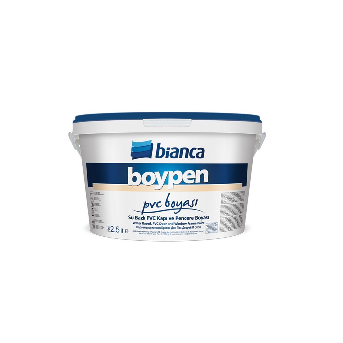 Boypen PVC Boyası Beyaz 0,75 Lt