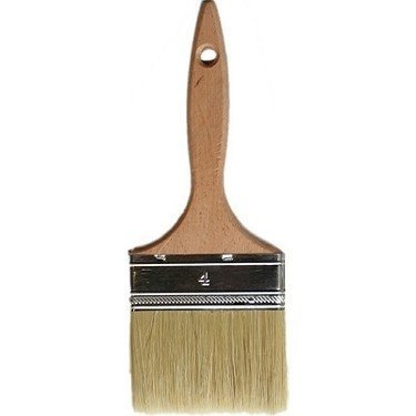 Ahşap Saplı Kestirme Fırça No:4 (9 CM)