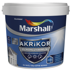 Marshall Akrikor Silikonlu ve Akrilik Dış Cephe Boyası 15 LT