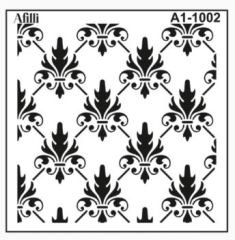 Afilli Stencil A1-1002 Damask-3 30x30 cm