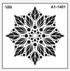 Afilli Stencil A1-1401 Mandala-1 30x30 cm