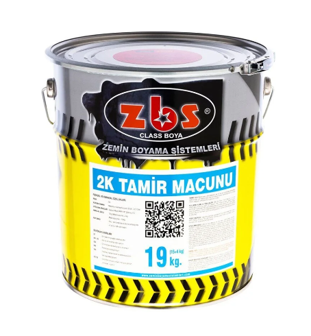 Zbs 2K Zemin Tamir Macunu 15+4 Kg - (Ağır Yük Trafiğine Dayanıklı Zemin Dolgusu)