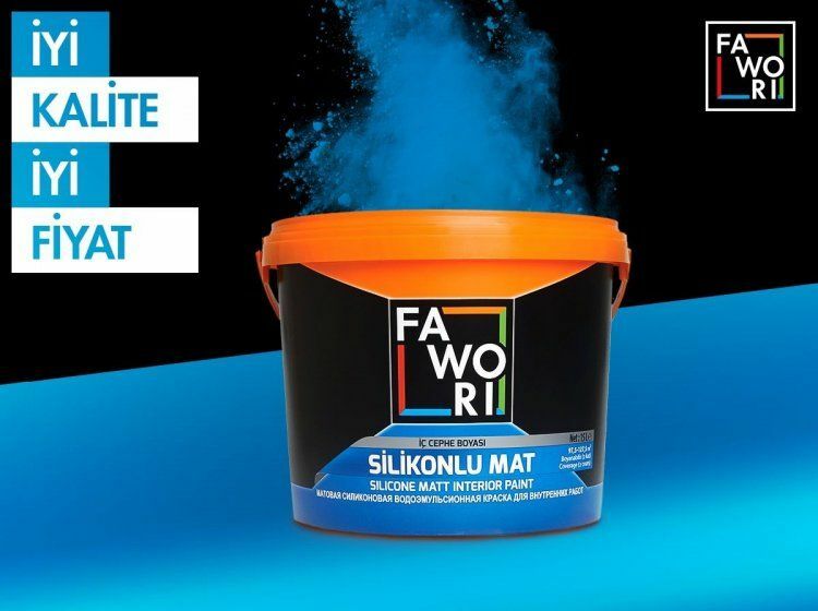 Fawori Silikonlu Mat İç Cephe Boyası 7,5 Litre