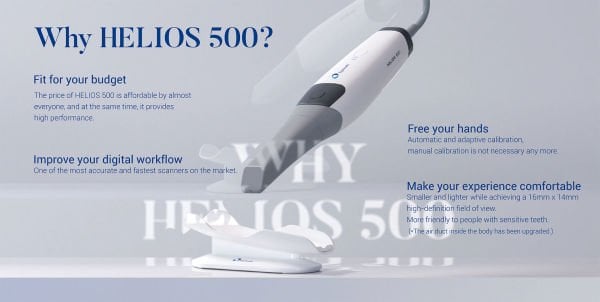 Helios 500 Renkli Ağız İçi Tarayıcı