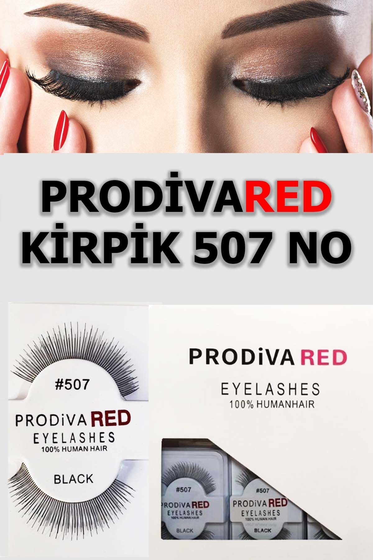 Prodiva Marka 12 Li Bütün Model Kirpik 507 No