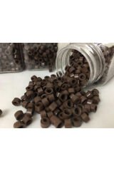 Prodiva Orta Kahve Silikonlu Kaynak Saç Boncukları 500’lü