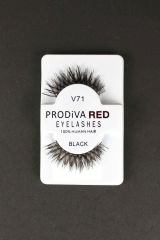 Prodiva Red V71 Eyelashes 12'li Bütün Takma Kirpik (Kahverengi)