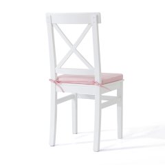 Zeyn Sandalye - Beyaz / Pembe