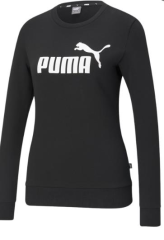 Puma ESS Logo Crew TR Puma Sweat Siyah
