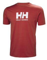 Helly Hansen HH Logo Erkek Bordo Bisiklet Yaka  T-Shirt