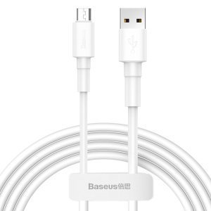 Baseus Mini White 2.4A 100 cm Micro USB Şarj Kablosu