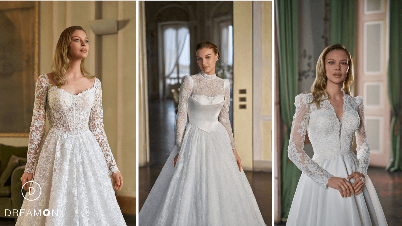 Fascinating Wedding Dress Models with Romantic Lace Details