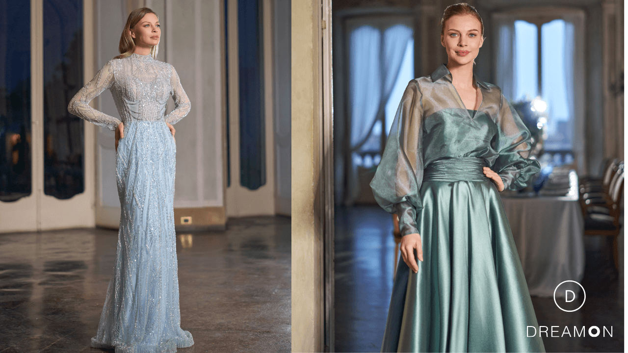 ¿Cómo debe ser el vestido de noche de la madre de la novia? Tendencias en vestidos de noche para madres en 2025