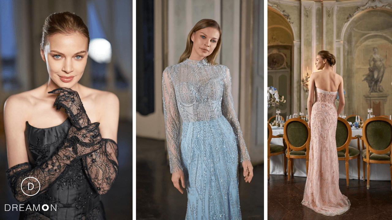 Vestido de noche y peinado combinados: ¡Consejos para una combinación elegante!