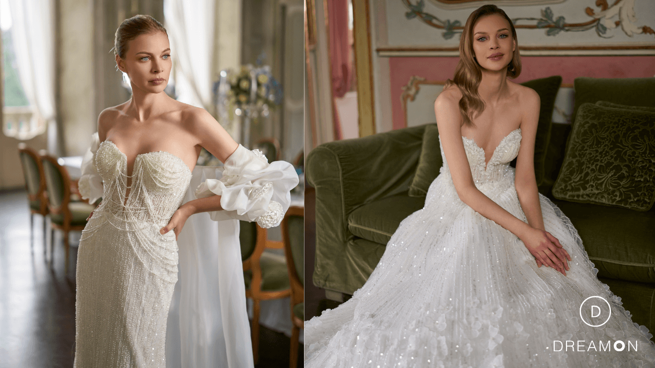 Detalles transparentes en vestidos de novia: La tendencia elegante y audaz de 2025