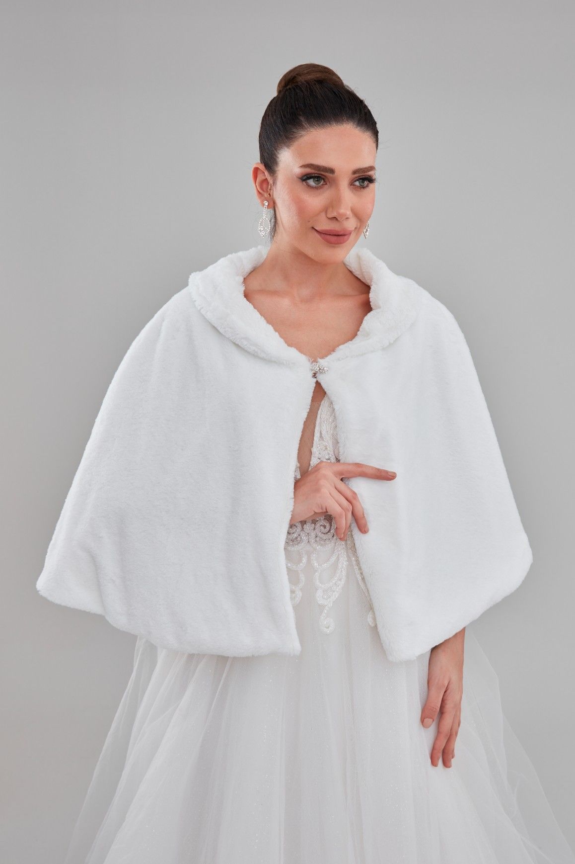 Piel de novia, estola de novia, piel, chaqueta K234