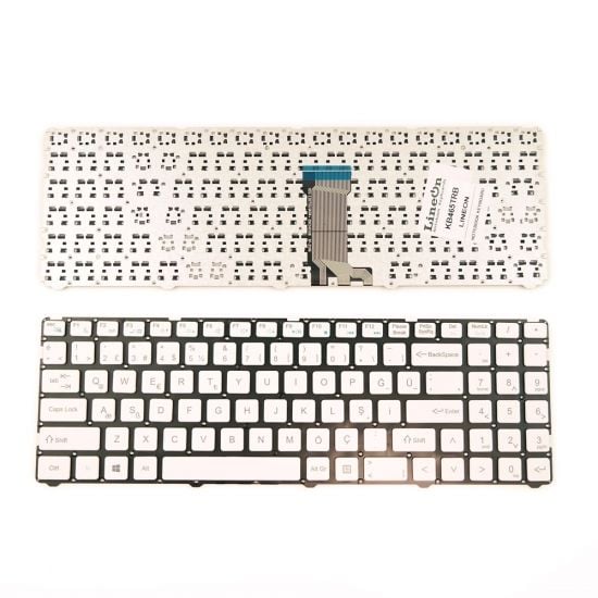 Casper C600 (2015-2016) Notebook Klavye - Tuş Takımı / Beyaz - TR