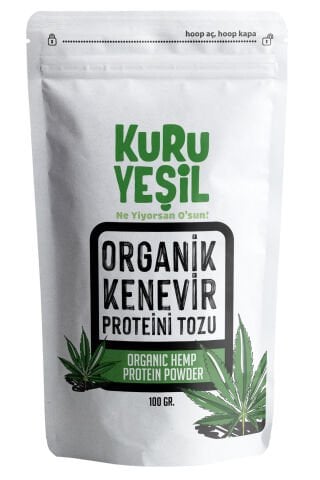 Kenevir Proteini Tozu 100 GR, Vegan Protein, Bitkisel Protein, Sağlıklı Protein, Hemp Seed Powder