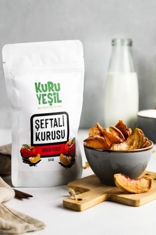 Şeftali Kurusu 50 gr | Kuru Meyve, Şeker İlavesiz, Doğal kurutulmuş meyve