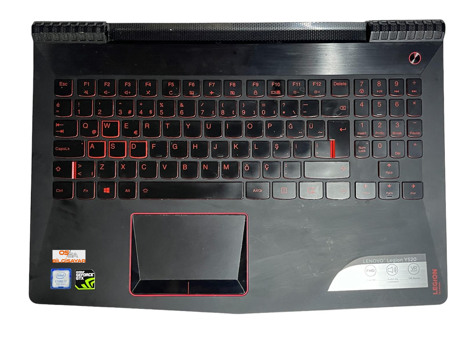 Orijinal Legion Y520 80WK Notebook Klavye Dahil Üst Kasa AP13B000300