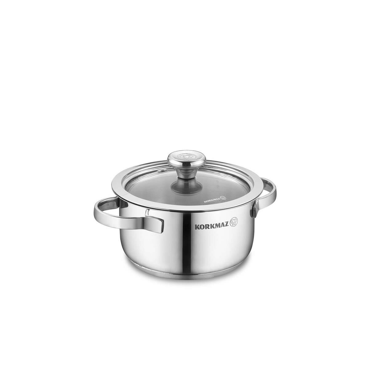 Korkmaz A1398 Minika Inox Tencere 12x6,5