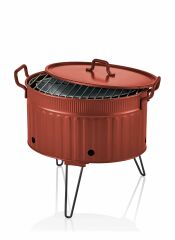 The Mia GLV0702 Mangal Barbekü 37x44x31 Kırmızı