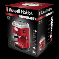 Russell Hobbs 28250-56 Retro Espresso Kahve Makinesi Kırmızı