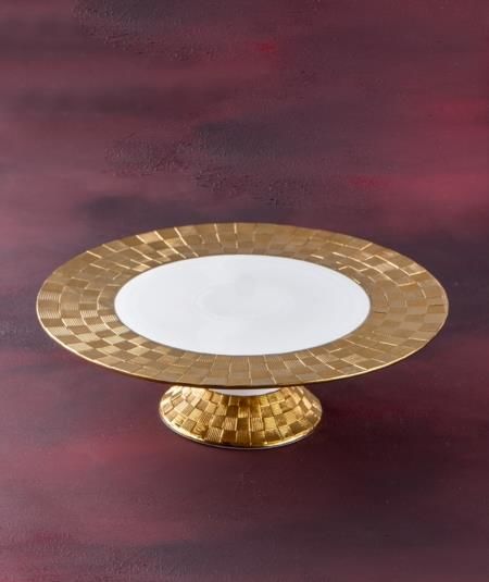 Acar 431 Carmen Royal Yuvarlak Gold Kek Standı 32 Cm