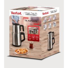 Tefal BJ561ATR Magic Tea XL Çay Makinesi Gümüş