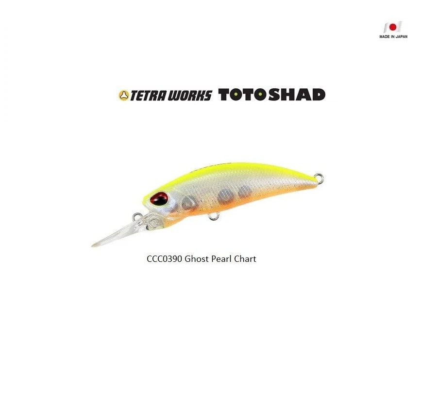 Duo Tetra Works Toto Shad 48S Sahte Balık Ghost Pearl Chart