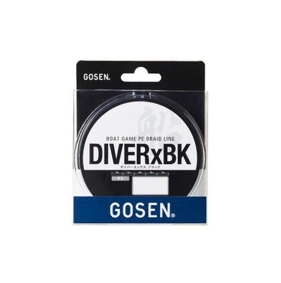 Gosen Diver X8 BK Bot Game PE 8 Örgü 300mt Black Line