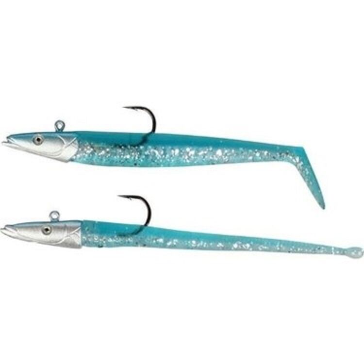 Savage gear Sandeel And Slug 10 cm 10 gr 4+2 Adet 03-Blue Silver