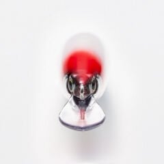 Shimano Silent Assassin 129F 22 Gr Maket Balık Pearl Rh 006 ( Red Head )