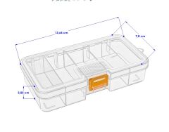 Super Bag Carp Organizer 5'' Plastik Kutu (ASR-5055 )
