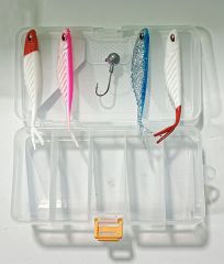 Delitay Balıkçılık  Plastik Kutulu mix  Grande Soft 12cm Silikon balık seti-2