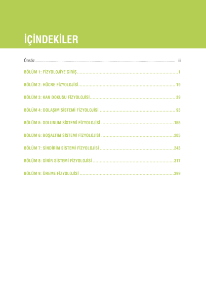 Veteriner Hekimliği Fizyoloji Akıl Notları