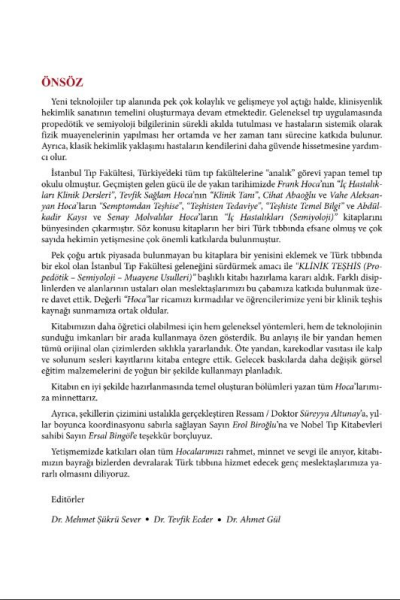 Klinik Teşhis (Propedötik, Semiyoloji, Muayene Usulleri) 2.Baskı