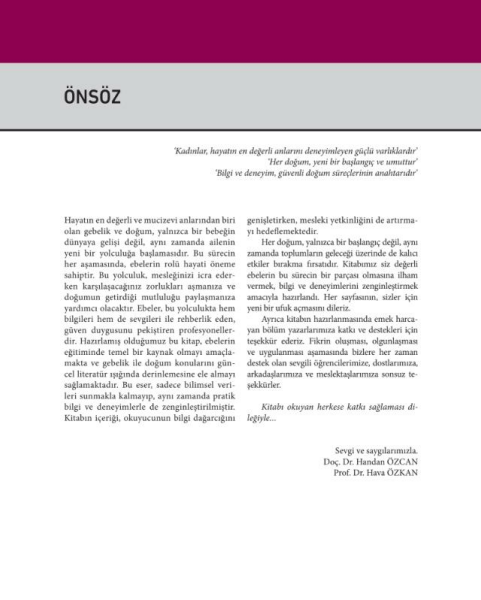 Ebelik Öğrencileri ve Ebeler için Doğum ve Doğum Sonu Dönem